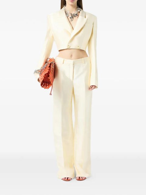 Blumarine wide-leg trousers - Neutrals - zdjęcie produktu nr 2