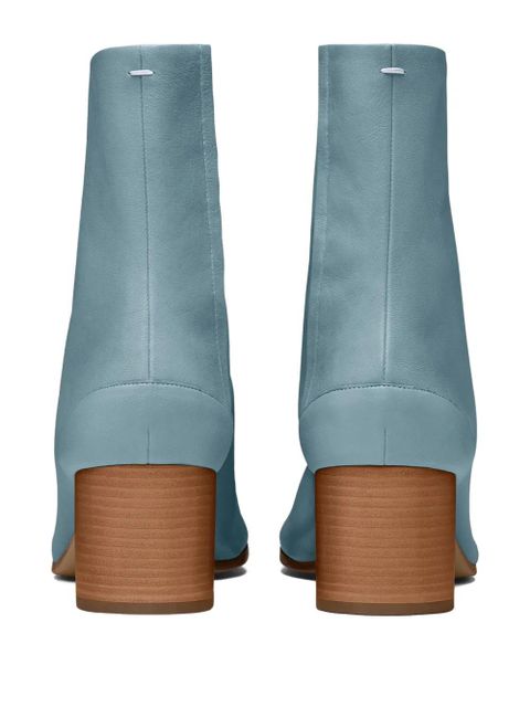 Maison Margiela Tabi split-toe cylindrical-heel boots - Blue