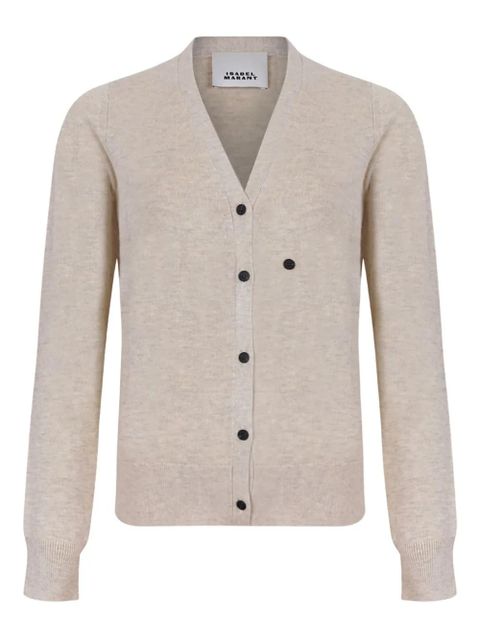 ISABEL MARANT buttoned cardigan - Neutrals - zdjęcie produktu nr 1