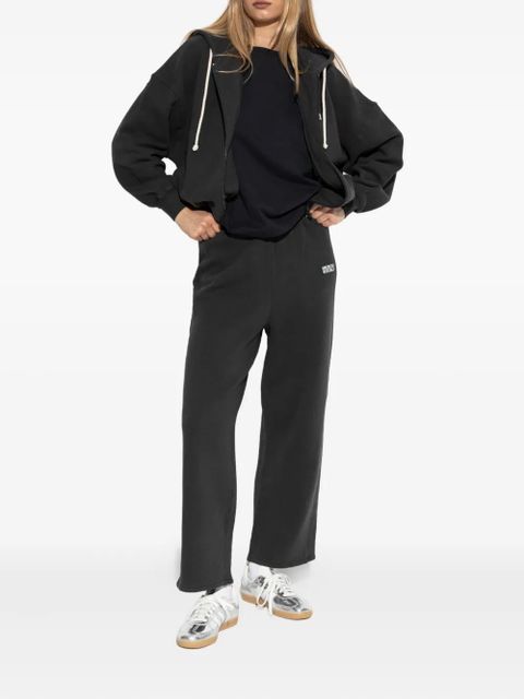 American Vintage Izubird drawstring logo-print trousers - Grey - zdjęcie produktu nr 2