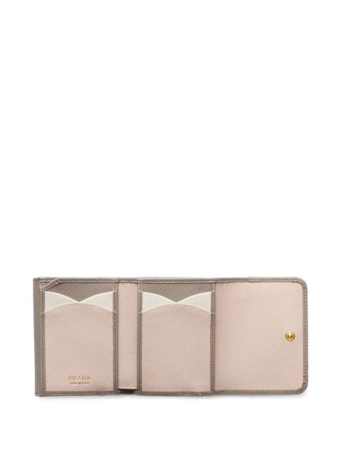 Prada saffiano-leather wallet - Grey
