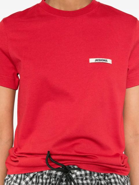 Jacquemus Le T-shirt Gros Grain T-shirt - Red