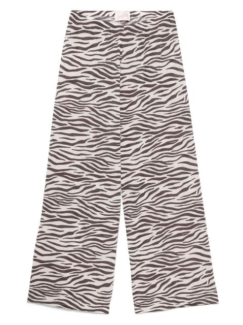 MC2 Saint Barth zebra-print pants - Neutrals - zdjęcie produktu nr 1