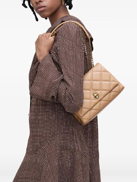 Marc Jacobs The Slim quilted dual-chain leather shoulder bag - Neutrals