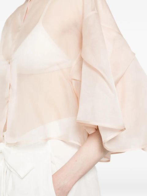 Max Mara Donna flared cape - Pink