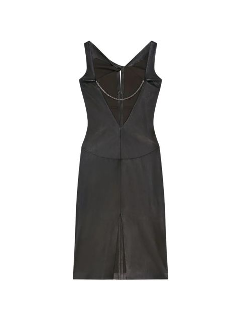 Givenchy twisted-detail midi dress - Black - zdjęcie produktu nr 2