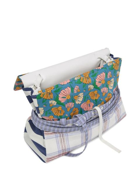 Moschino floral-print tote bag - Blue