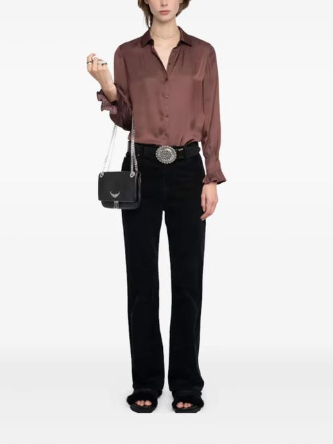 Zadig&Voltaire ruffled long-sleeve top - Brown - zdjęcie produktu nr 2