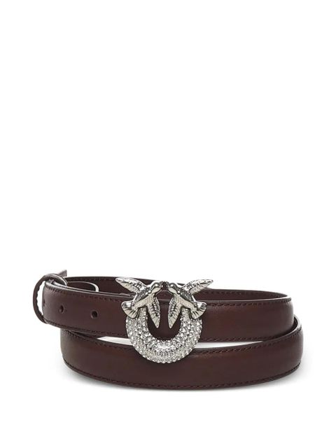 PINKO Love Birds buckle-embellished belt - Brown - zdjęcie produktu nr 1