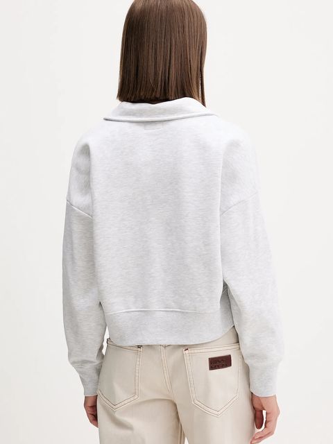 Guess Jeans bluza damska kolor szary melanżowa W5BQ09 KC811