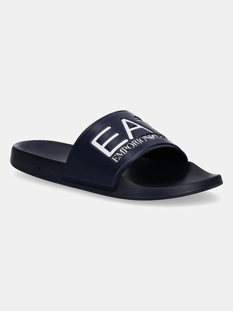 EA7 Emporio Armani klapki damskie kolor granatowy AF15118.7X000108 - zdjęcie produktu nr 1