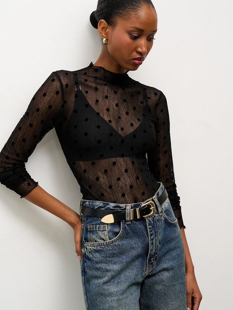 Answear.LAB bluzka damska kolor czarny gładka - zdjęcie produktu nr 1