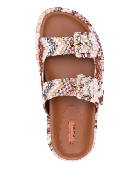 Missoni zigzag-woven sandals - Neutrals - zdjęcie produktu nr 2