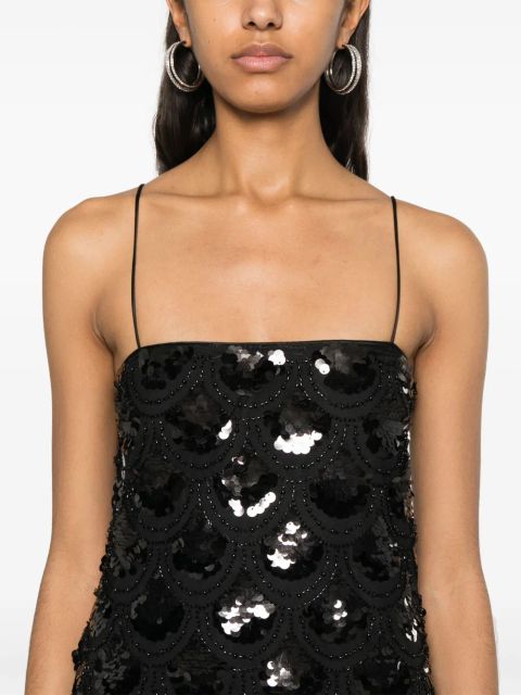 ROTATE BIRGER CHRISTENSEN sequinned maxi dress - Black