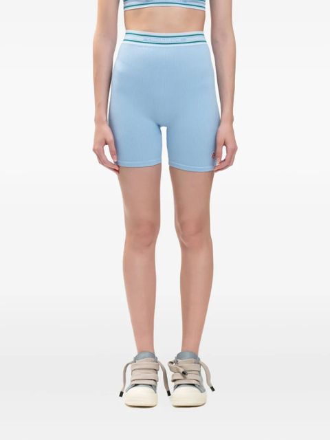 Casablanca ribbed seamless shorts - Blue - zdjęcie produktu nr 1