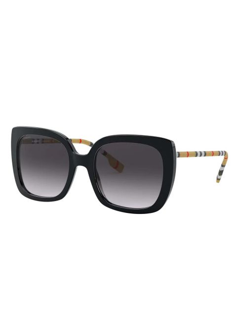 Burberry Eyewear BE4323 Caroll oversized-frame sunglasses - Black - zdjęcie produktu nr 2