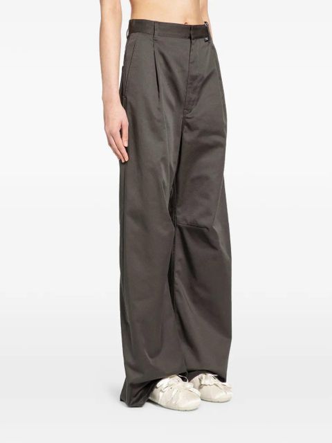 MM6 Maison Margiela wide leg chino pants - Grey - zdjęcie produktu nr 2