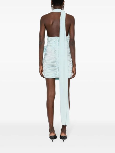 Magda Butrym floral-appliqué mini dress - Blue - zdjęcie produktu nr 2