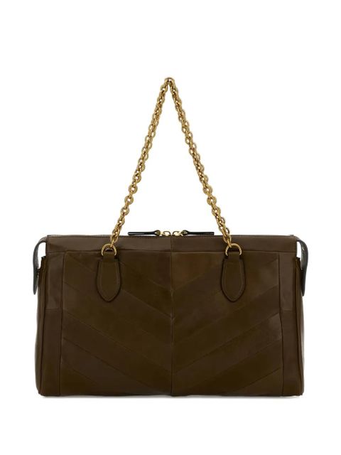 Valentino Garavani medium Panthea V-logo tote bag - Brown - zdjęcie produktu nr 2