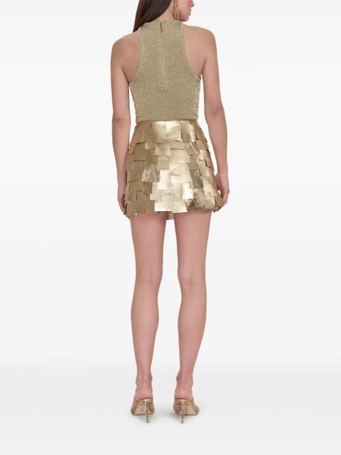 Cult Gaia Carley skirt - Gold