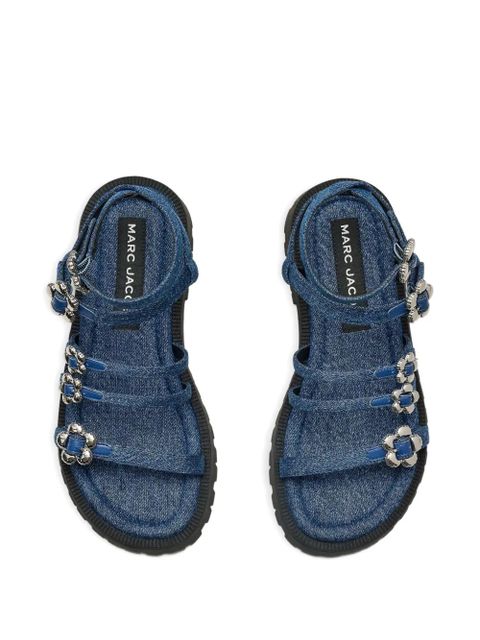 Marc Jacobs The Daisy denim sandals - Blue