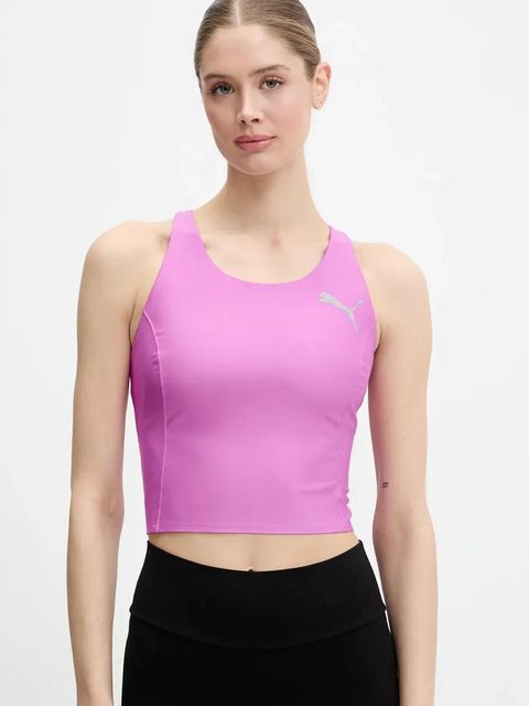 Puma top treningowy kolor różowy 526646