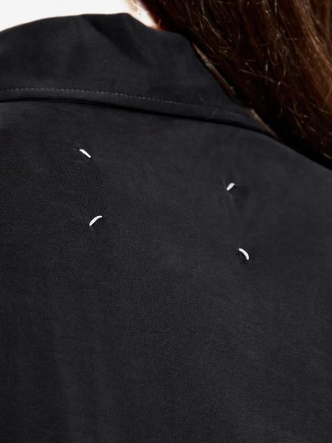 Maison Margiela button short-sleeve polo top - Black