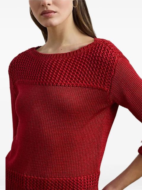 Lauren Ralph Lauren boat-neck sweater - Red