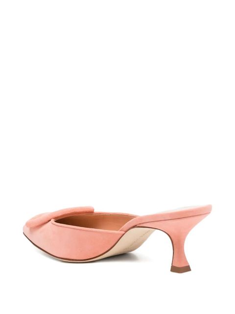 Manolo Blahnik 50mm Maysale mules - Pink