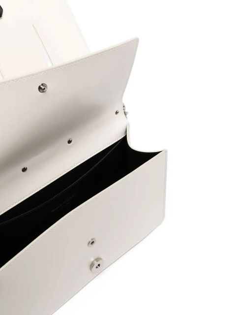 Alexander McQueen Slash stud-detailing chain-link bag - White