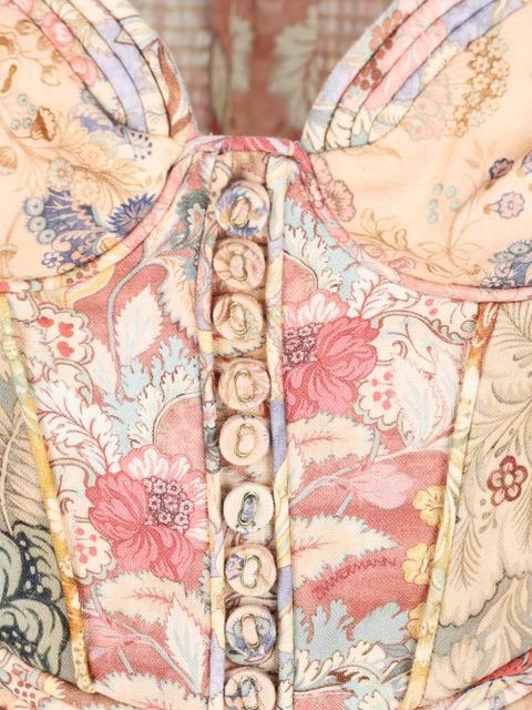 ZIMMERMANN Rebellion Corded bustier top - Neutrals