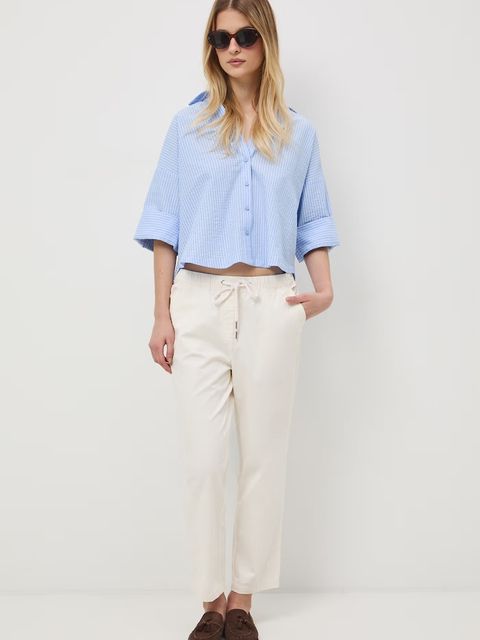 Medicine spodnie chinos damskie bawełniane z elastanem - zdjęcie produktu nr 2