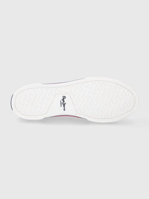 Pepe Jeans tenisówki brady w basic damskie kolor biały