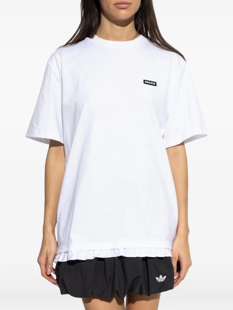 ROTATE BIRGER CHRISTENSEN ruffled T-shirt - White