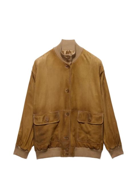 Prada suede jacket - Brown - zdjęcie produktu nr 1