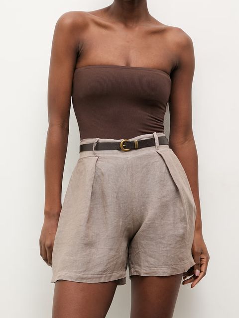 Answear.LAB szorty damskie lniane - zdjęcie produktu nr 2