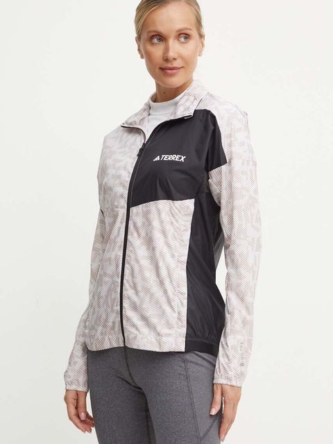 adidas TERREX wiatrówka kolor szary IW9245 - zdjęcie produktu nr 1