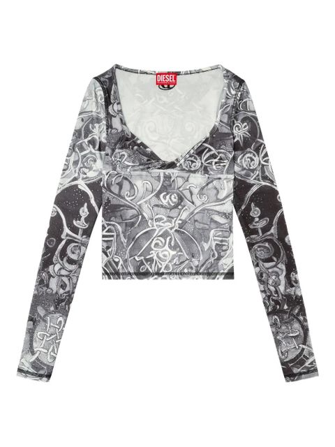 Diesel T-Antica T-shirt - Grey - zdjęcie produktu nr 1