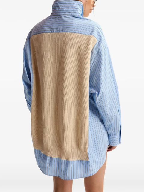 Essentiel Antwerp striped-pattern shirt - Blue