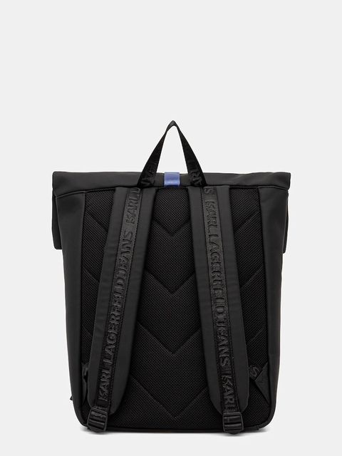 Karl Lagerfeld Jeans plecak kolor czarny duży gładki B1M30146