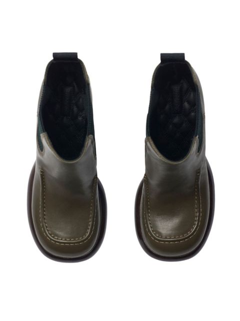 Burberry 95mm Wedge Chelsea boots - Green