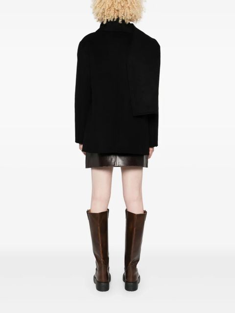 SANDRO wool coat - Black