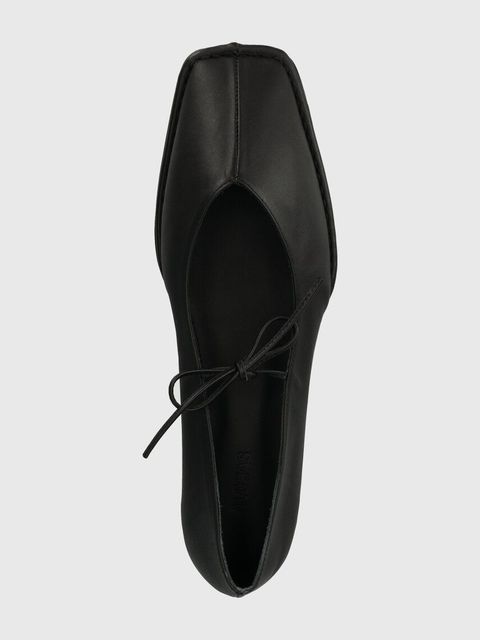 Alohas baleriny skórzane Sway kolor czarny S00191.25