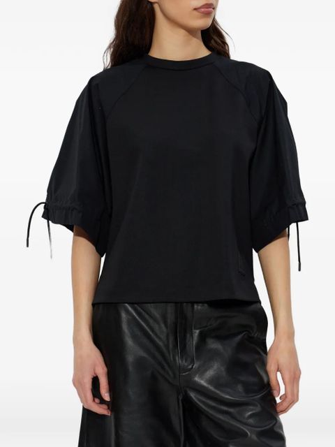 Max Mara drawstring sleeve top - Black