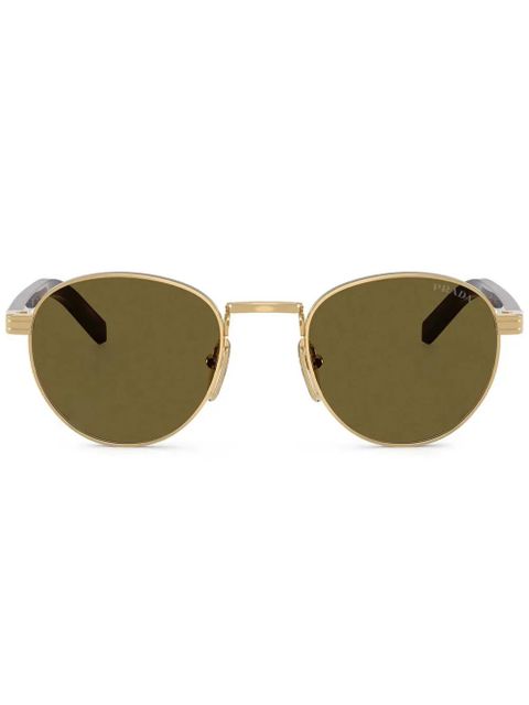 Prada Eyewear round-frame sunglasses - Gold - zdjęcie produktu nr 1