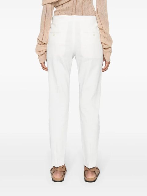 ISABEL MARANT Nolena cigarette-fit trousers - White - zdjęcie produktu nr 2
