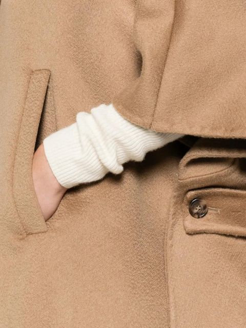 Max Mara Mxagocce buttoned coat - Brown