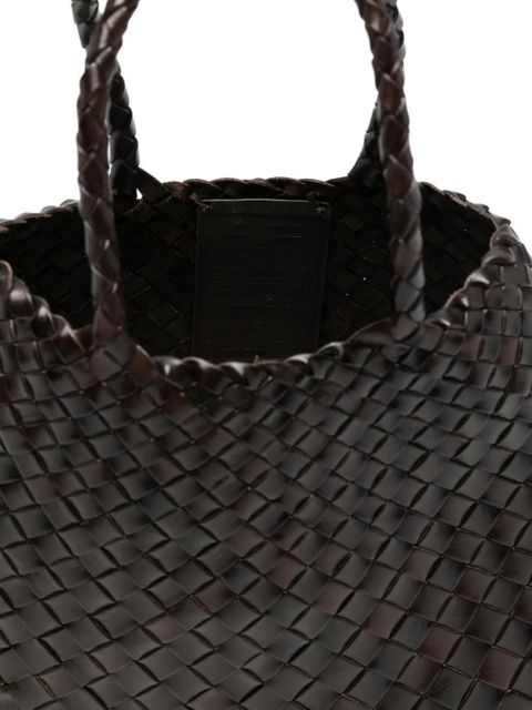 DRAGON DIFFUSION leather tote bag - Brown