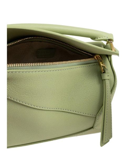 LOEWE mini Puzzle tote bag - Green