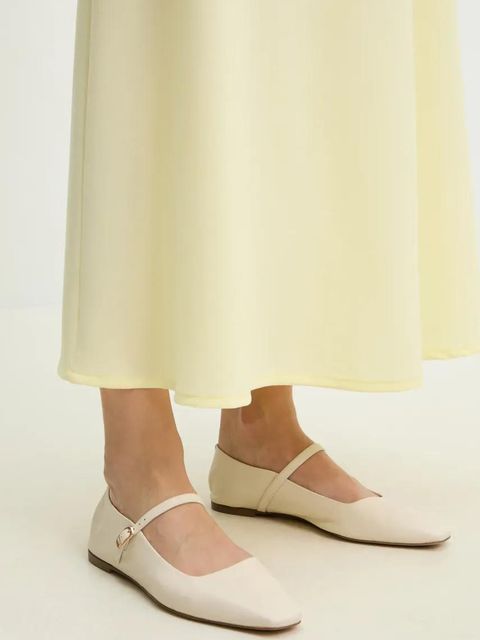 Answear.LAB baleriny skórzane kolor beżowy - zdjęcie produktu nr 1